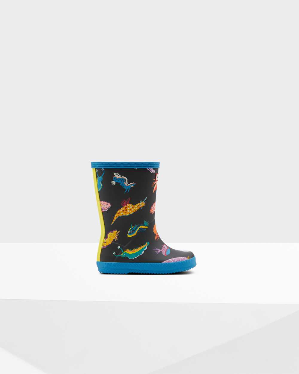 Stivali Pioggia Hunter Original First Classic Sea Monster Print Bambino - Blu | 062-820343 IT